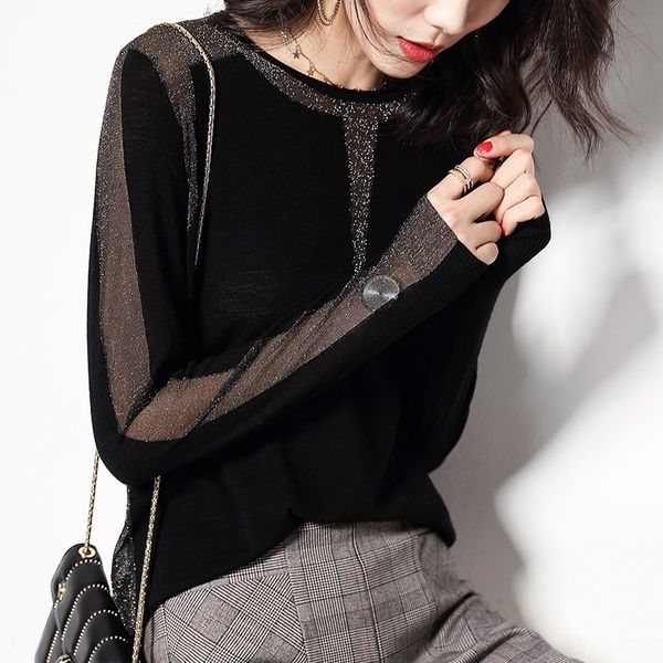 australian merino wool slim fit with black wool knitted bottom sweater for women's autumn winter long sleeve thin sweater 2019 new zaxa, White;black
australian merino wool slim fit with black wool knitted bottom sweater for women's autumn winter long sleeve thin sweater 2019 new zaxa, White;black