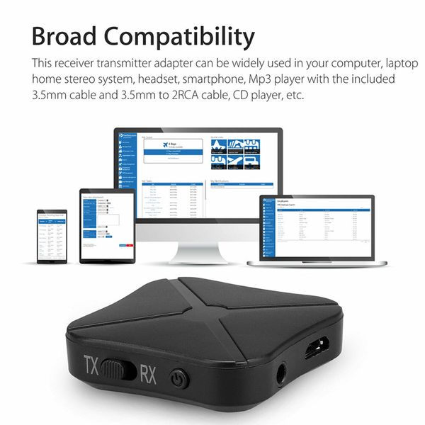 bluetooth transmitter and receiver adapter 2 in1 wireless bluetooth 4.2 audio portable audio player adapter aux 3.5mm wjjdz
bluetooth transmitter and receiver adapter 2 in1 wireless bluetooth 4.2 audio portable audio player adapter aux 3.5mm wjjdz