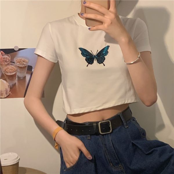 vpixo 2020ins blue butterfly summer slim short sleeve short fashion net red bottomed embroidery butterflyembroidered butterfly 7jxyu, White
vpixo 2020ins blue butterfly summer slim short sleeve short fashion net red bottomed embroidery butterflyembroidered butterfly 7jxyu, White