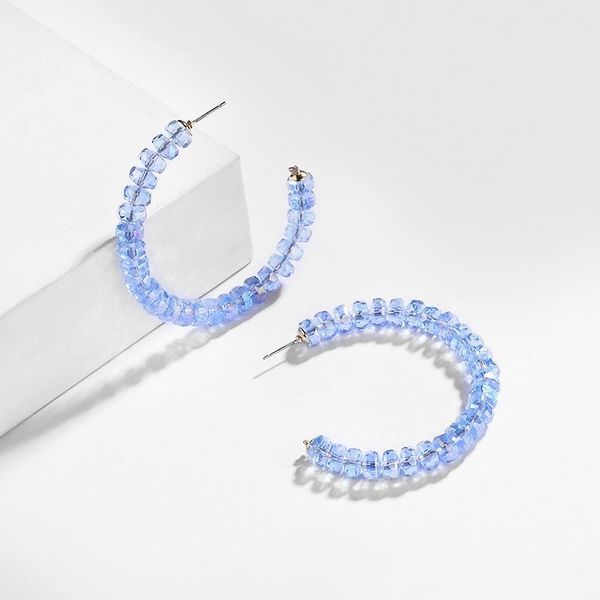 designer colorized glass crystal beads big hoop earrings for women korean style trendy large earring hoops1, Golden;silver
designer colorized glass crystal beads big hoop earrings for women korean style trendy large earring hoops1, Golden;silver