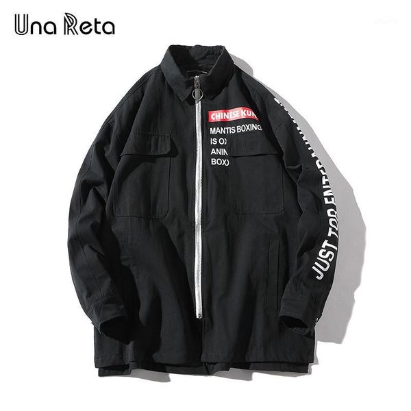 una reta jacket men 2018 new streetwear turn down collar windbreaker casual print long sleeve zipper coat hip hop men jackets1, Black;brown
una reta jacket men 2018 new streetwear turn down collar windbreaker casual print long sleeve zipper coat hip hop men jackets1, Black;brown