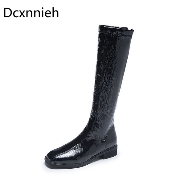 boots задняя молния кожа pu квадратная голова колено black winter женские высокие сапоги мода обувь женщина мотоцикла mujer 
boots задняя молния кожа pu квадратная голова колено black winter женские высокие сапоги мода обувь женщина мотоцикла mujer