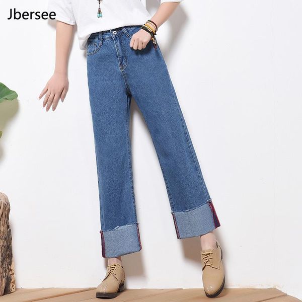 jbersee spring autumn jeans for women plus size pants high waist loose wide leg wide leg jeans woman denim long trousers yz2122, Blue
jbersee spring autumn jeans for women plus size pants high waist loose wide leg wide leg jeans woman denim long trousers yz2122, Blue