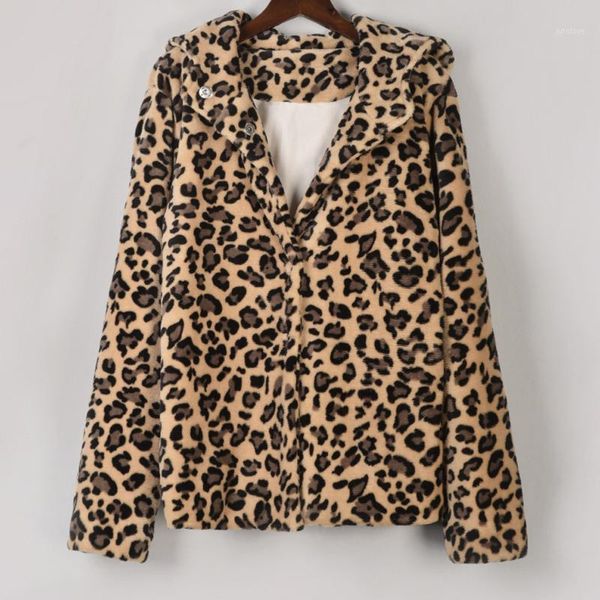 fashion women button coat fluffy leopard hooded pullover loose sweater chaqueta punto mujer outerwear womens#4n28 #f1, Black;brown
fashion women button coat fluffy leopard hooded pullover loose sweater chaqueta punto mujer outerwear womens#4n28 #f1, Black;brown