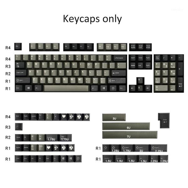cherry profile 153keys abs double shoot keycaps for cherry mx switch mechanical gaming keyboard grey black matte touch key caps1
cherry profile 153keys abs double shoot keycaps for cherry mx switch mechanical gaming keyboard grey black matte touch key caps1