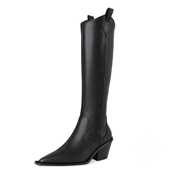 new large 2021 34-42 women's winter genuine to heels ladies knee high boots iipm, Black
new large 2021 34-42 women's winter genuine to heels ladies knee high boots iipm, Black