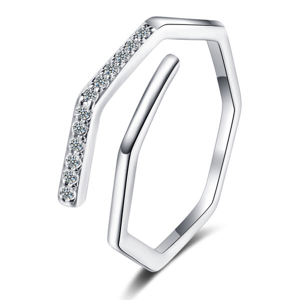 jz334 japanese simple open ring irregular white haoshi personality leisure young women birthday gift, Silver
jz334 japanese simple open ring irregular white haoshi personality leisure young women birthday gift, Silver