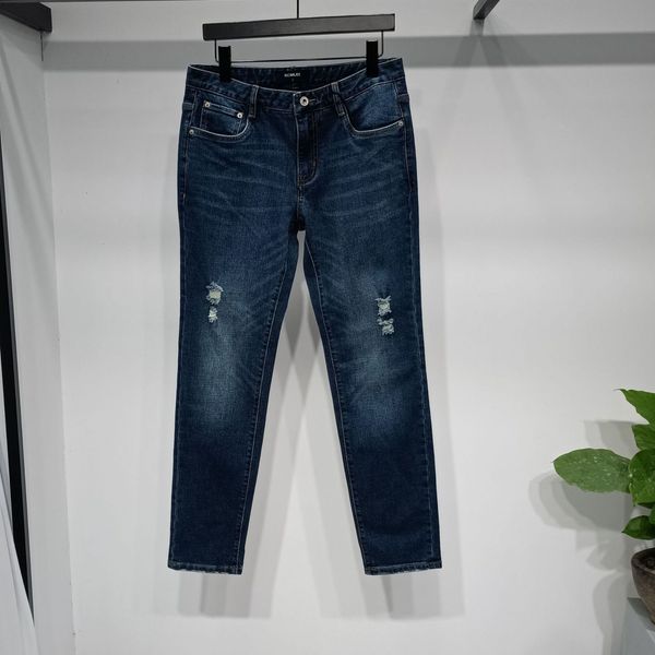 autumn 2020 men's four seasons can wear elegant korean fashion hole dark blue jeans 5244x
autumn 2020 men's four seasons can wear elegant korean fashion hole dark blue jeans 5244x