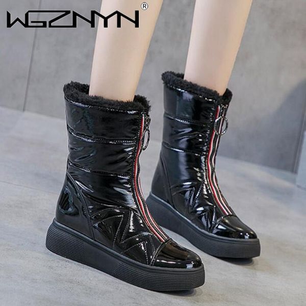 boots 2021 women waterproof winter shoes snow platform keep warm ankle brand with thick fur heels botas mujer, Black
boots 2021 women waterproof winter shoes snow platform keep warm ankle brand with thick fur heels botas mujer, Black