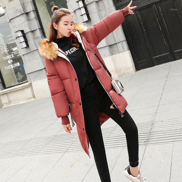 women's down & parkas loose fit female long parka fashion faux fur collar hoody winter overcoat womens warm coat casual streetwear plus, Black
women's down & parkas loose fit female long parka fashion faux fur collar hoody winter overcoat womens warm coat casual streetwear plus, Black