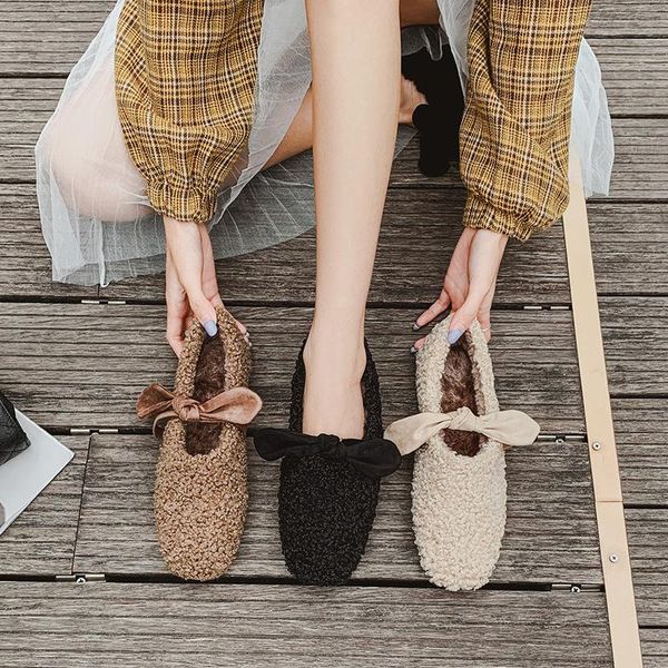 women loafers fur bow-knot shoes woman 2020 casual female sneakers autumn modis flats square toe butterfly new slip-on winter, Black
women loafers fur bow-knot shoes woman 2020 casual female sneakers autumn modis flats square toe butterfly new slip-on winter, Black