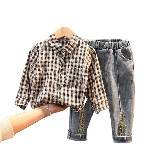 spring autumn kids print costume new boys baby girls shirt pants children fashion turn-down collar clothes toddler sport suits, White 
spring autumn kids print costume new boys baby girls shirt pants children fashion turn-down collar clothes toddler sport suits, White