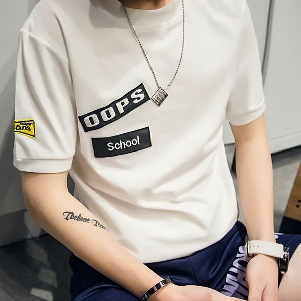 dhm5x 2020 new summer short slim student round neck sleeve fit outfit korean t-shirt outfitt-shirt men's outfithalf sleeve men's w, Blue
dhm5x 2020 new summer short slim student round neck sleeve fit outfit korean t-shirt outfitt-shirt men's outfithalf sleeve men's w, Blue