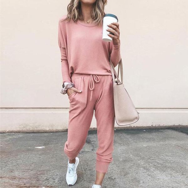 wenyujh pink women tracksuit 2 pcs sets spring o neck pullovers sweatshirt sweatpants solid long-sleeved suit casual sportswear lj201117, White
wenyujh pink women tracksuit 2 pcs sets spring o neck pullovers sweatshirt sweatpants solid long-sleeved suit casual sportswear lj201117, White