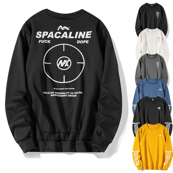 2021 male around casual the neck autumn nightgown new style korean-style youth-loose fashion brand sports running lbrg, Black;brown
2021 male around casual the neck autumn nightgown new style korean-style youth-loose fashion brand sports running lbrg, Black;brown