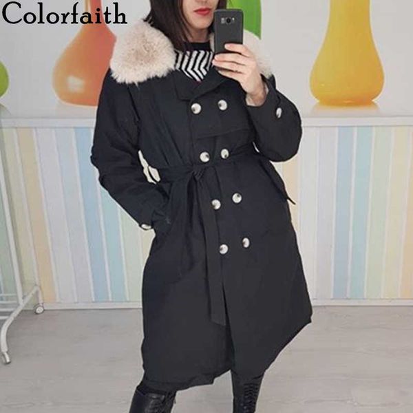 colorfaith new autumn winter women jacket pockets womenswear puffer parkas high-quality lace up oversize long coat co8003 201211, Black
colorfaith new autumn winter women jacket pockets womenswear puffer parkas high-quality lace up oversize long coat co8003 201211, Black