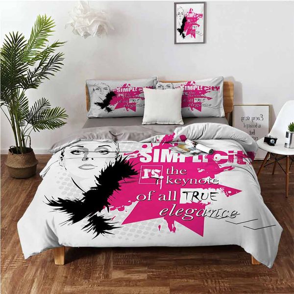 lady face with makeup simple design inspirational vogue fashion theme artbedding 3-piece set
lady face with makeup simple design inspirational vogue fashion theme artbedding 3-piece set