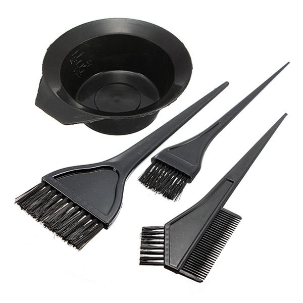 color barber mixing set black 4 шт. инструменты для волос стайлинг раскраски чаша пластиковый комплект щетки салон парикмахерская оттупка di, Silver
color barber mixing set black 4 шт. инструменты для волос стайлинг раскраски чаша пластиковый комплект щетки салон парикмахерская оттупка di, Silver