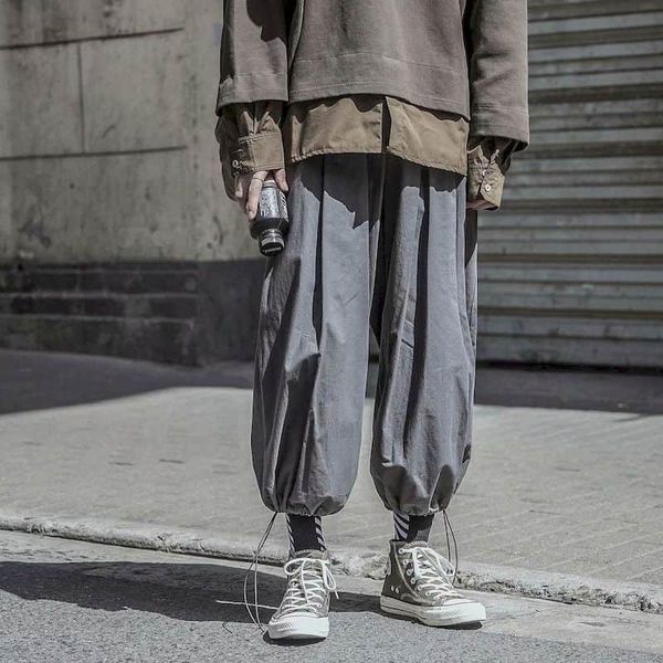 bloomers men's japanese tide brand trendy leggings pants men's autumn and winter wild loose overalls wide-leg daddy pants cool, Black
bloomers men's japanese tide brand trendy leggings pants men's autumn and winter wild loose overalls wide-leg daddy pants cool, Black