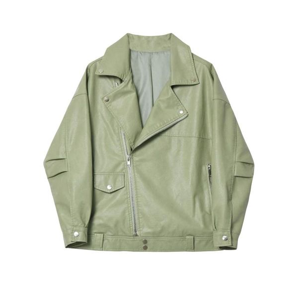 women's leather & faux loose korean women casual pu jacket female solid personality jackets, Black 
women's leather & faux loose korean women casual pu jacket female solid personality jackets, Black