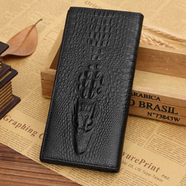 fashion new men wallets quality alligator grain cowhide long fund genuine leather black brown card holder wallet ing, Red;black
fashion new men wallets quality alligator grain cowhide long fund genuine leather black brown card holder wallet ing, Red;black