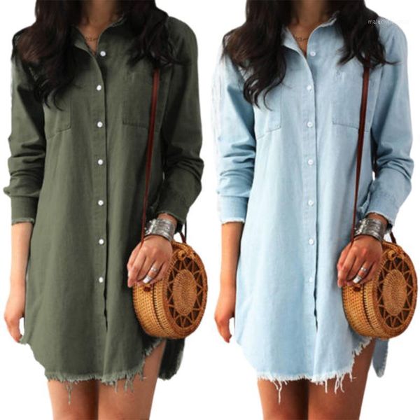 women's blouses & shirts spring autumn women blouse fashion button long sleeves v-neck solid color lengthened hip shirt clothes 1, White
women's blouses & shirts spring autumn women blouse fashion button long sleeves v-neck solid color lengthened hip shirt clothes 1, White