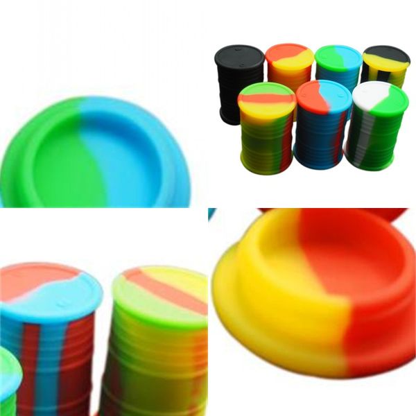 oil drum type silicone cases black white colorful tobacco paste boxes multi color blending organizer new arrival 3bs l1
oil drum type silicone cases black white colorful tobacco paste boxes multi color blending organizer new arrival 3bs l1