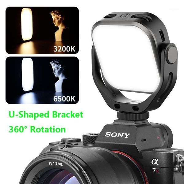 flash heads 360 rotation led video light adjustable bracket rechargable dslr smartphone fill youtube live 3200k-6500k u-shaped bracket1
flash heads 360 rotation led video light adjustable bracket rechargable dslr smartphone fill youtube live 3200k-6500k u-shaped bracket1
