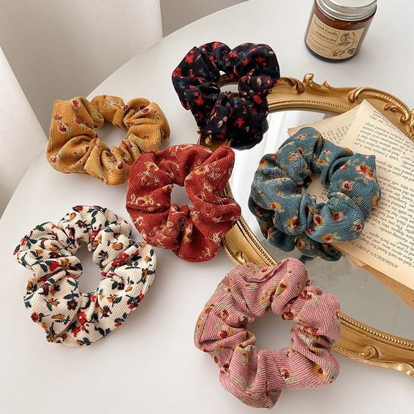 vintage printed floral scrunchies ponytail holders elastic hair band women girls hair ries rubber korean hair accessories, Slivery;white
vintage printed floral scrunchies ponytail holders elastic hair band women girls hair ries rubber korean hair accessories, Slivery;white