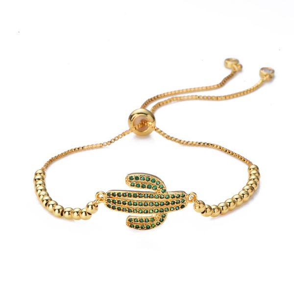 women's gold rainbow cactus bracelets&bangles jewelry cz zircon bracelet adjustable chain bracelet accessory femme, Golden;silver
women's gold rainbow cactus bracelets&bangles jewelry cz zircon bracelet adjustable chain bracelet accessory femme, Golden;silver