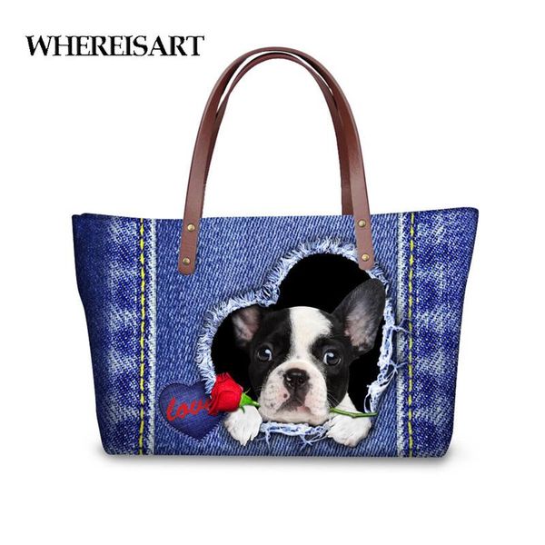 whereisart cute bull dog women bags 3d denim animal prints cross-body tote bags for ladies messenger feminine
whereisart cute bull dog women bags 3d denim animal prints cross-body tote bags for ladies messenger feminine