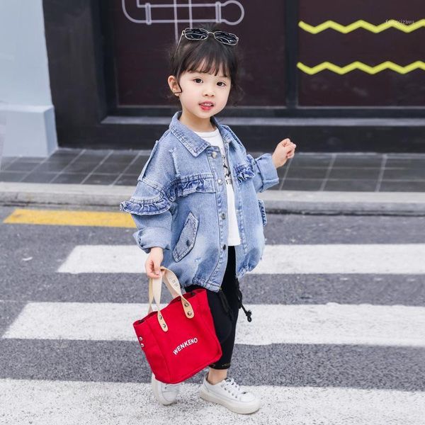 jackets long style denim jacket for baby girls autumn full sleeve ruffle children cardigan jean coat kids outerwear clothes 24m-6t1, Blue;gray
jackets long style denim jacket for baby girls autumn full sleeve ruffle children cardigan jean coat kids outerwear clothes 24m-6t1, Blue;gray
