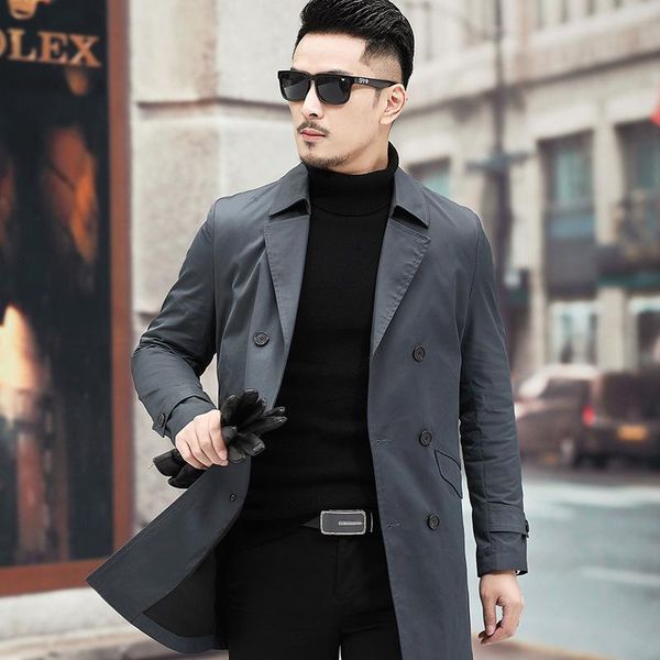 men's trench coats black wind coat of england handsome middle-aged fund 2021 autumn winters is recreational double row, Tan;black
men's trench coats black wind coat of england handsome middle-aged fund 2021 autumn winters is recreational double row, Tan;black