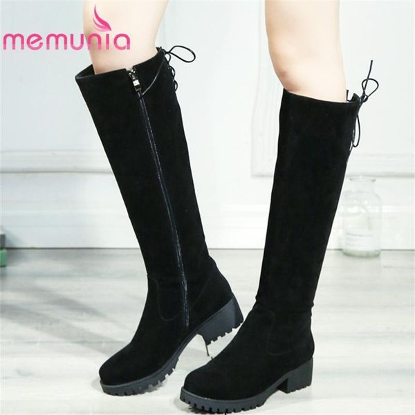 boots memunia 2021 big size 34-43 knee high women pu zipper solid color winter long cross tied fashion casual shoes woman1, Black
boots memunia 2021 big size 34-43 knee high women pu zipper solid color winter long cross tied fashion casual shoes woman1, Black