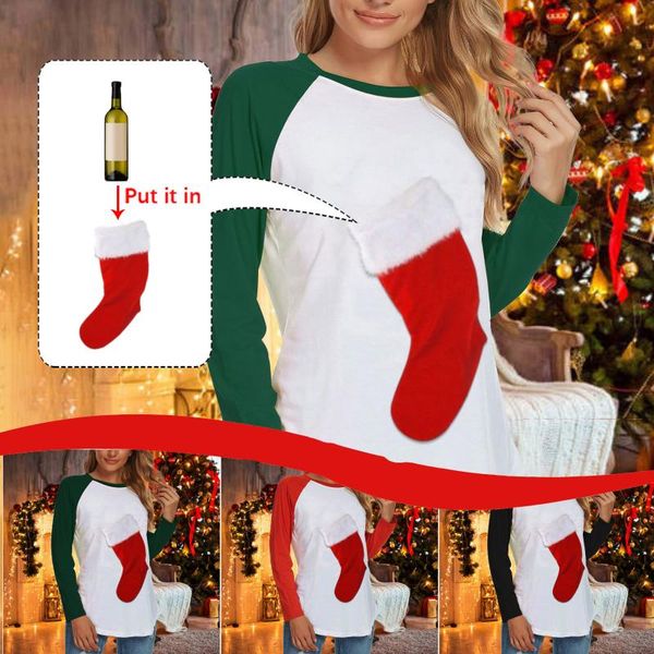 christmas fashion sock patchwork blouse shirt o-neck casual winter ladies female women long sleeve blusas pullover, White
christmas fashion sock patchwork blouse shirt o-neck casual winter ladies female women long sleeve blusas pullover, White