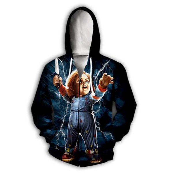 новая мода мужчины женщины ужас фильм ребенок play chucky смешные 3d печатные толстовки пальто унисекс унисекс унисекс заместитель улица hk0
новая мода мужчины женщины ужас фильм ребенок play chucky смешные 3d печатные толстовки пальто унисекс унисекс унисекс заместитель улица hk0