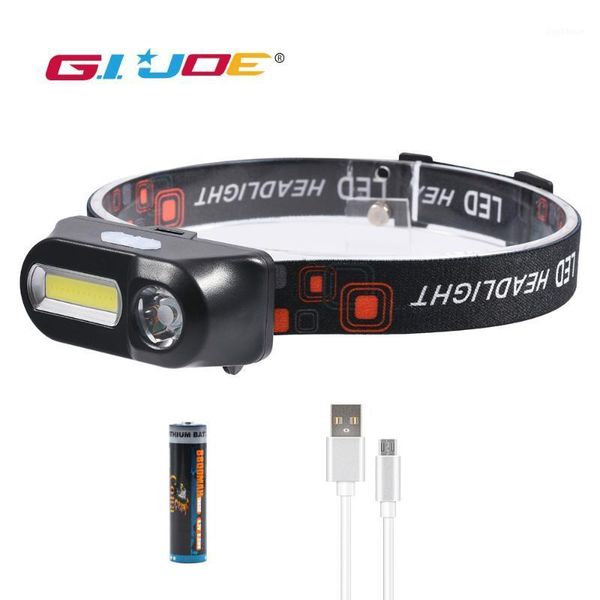 gijoe portable headlight 2000lm waterproof plastic shell cob head lamp 6 modes usb rechargeable 1*18650 battery led strobe light1
gijoe portable headlight 2000lm waterproof plastic shell cob head lamp 6 modes usb rechargeable 1*18650 battery led strobe light1
