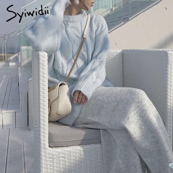 syiwidii mohair oversize sweater women ribbed knitted pullovers loose solid warm sweet winter clothes women beige pink blue 201203, White;black
syiwidii mohair oversize sweater women ribbed knitted pullovers loose solid warm sweet winter clothes women beige pink blue 201203, White;black