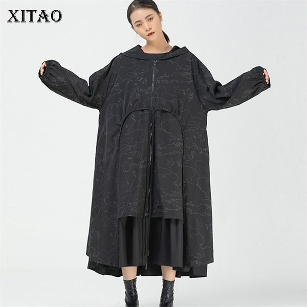 xitao patchwork print pattern trench women autumn casual fashion new style temperament hooded collar women clothes zp3008 201031, Tan;black
xitao patchwork print pattern trench women autumn casual fashion new style temperament hooded collar women clothes zp3008 201031, Tan;black