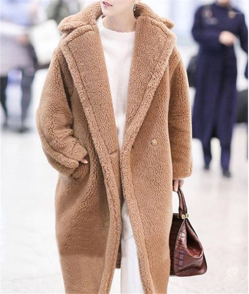 faux sheep shearing coat 2021 winter new women's composite wool lamb jacket korean mid-length thick warm faux fur overcoat1, Black
faux sheep shearing coat 2021 winter new women's composite wool lamb jacket korean mid-length thick warm faux fur overcoat1, Black