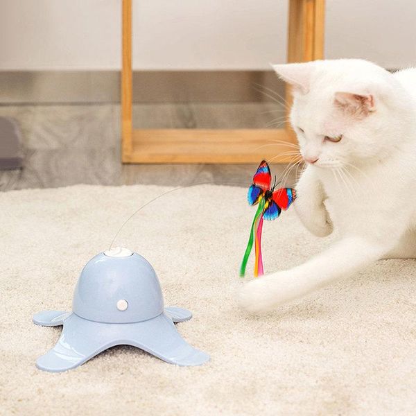 automatic cat toy colorful butterfly electric rotating 360 degree funny interactive cats toys pet kitten training product
automatic cat toy colorful butterfly electric rotating 360 degree funny interactive cats toys pet kitten training product