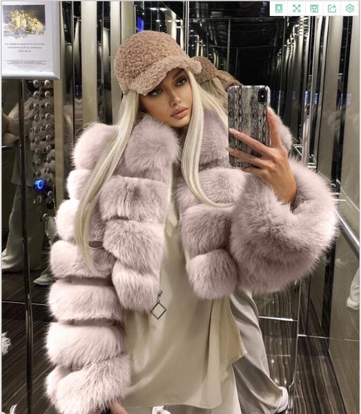 european and american fur jacket short hooded jacket imitation long-sleeved stitching women's jacket, Black 
european and american fur jacket short hooded jacket imitation long-sleeved stitching women's jacket, Black