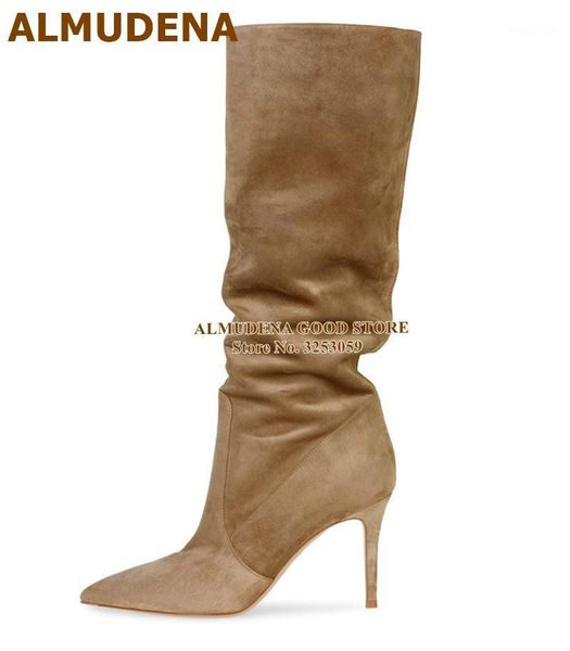 almudena suede leather pleated knee boots stiletto heels pointed toe tall boots fall slouch gladiator dress shoes size46 pumps1, Black
almudena suede leather pleated knee boots stiletto heels pointed toe tall boots fall slouch gladiator dress shoes size46 pumps1, Black