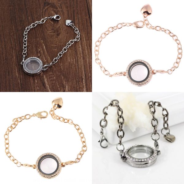 diamond inlaid round can diy bracelet open diy p frame jewelry lock p box bracelet 4 colors 13de2, Golden;silver
diamond inlaid round can diy bracelet open diy p frame jewelry lock p box bracelet 4 colors 13de2, Golden;silver