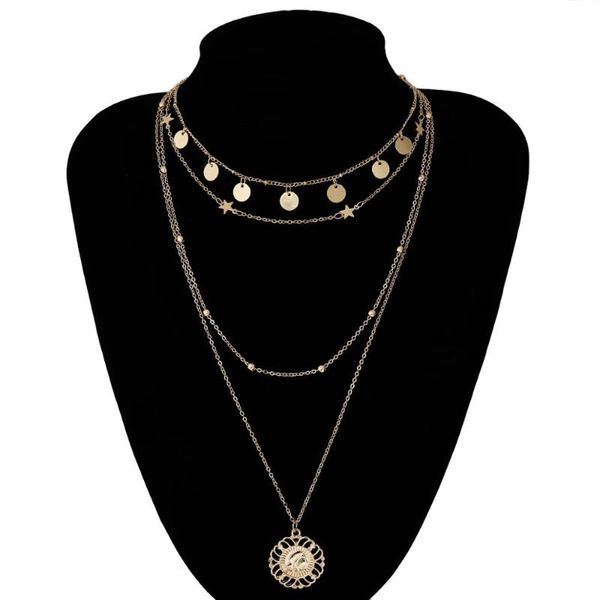 personality exaggerated punk sequins tassel queen embossed necklace for women, Silver
personality exaggerated punk sequins tassel queen embossed necklace for women, Silver