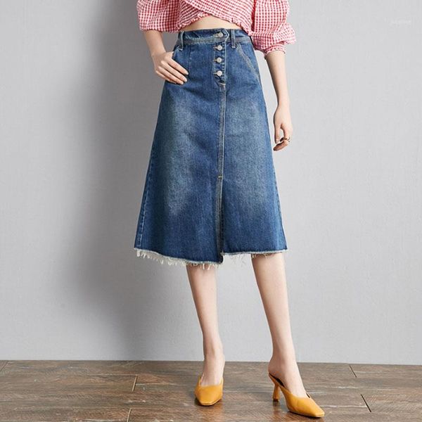 autumn streetwear irregular blue jeans skirt new arrival 2020 summer single breasted tassle elegant women's skirts in stock1, Black
autumn streetwear irregular blue jeans skirt new arrival 2020 summer single breasted tassle elegant women's skirts in stock1, Black