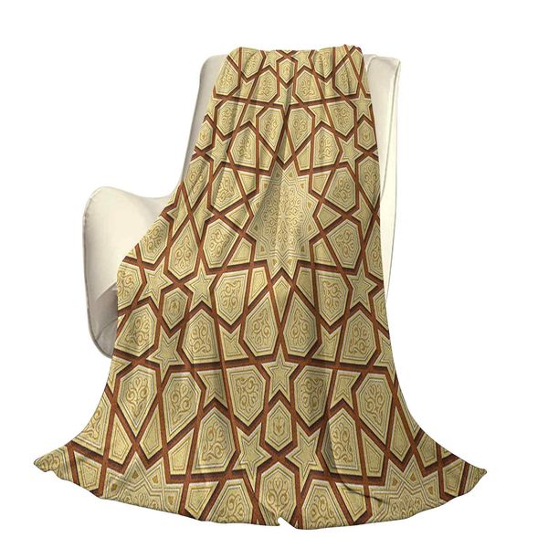 arabesque star shapes on retro design with fractures classic buildingoffice leisure blankets
arabesque star shapes on retro design with fractures classic buildingoffice leisure blankets