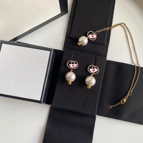 selling european and american classic sweater chain with diamond pearl letter pendant necklace and earrings ing, Silver
selling european and american classic sweater chain with diamond pearl letter pendant necklace and earrings ing, Silver