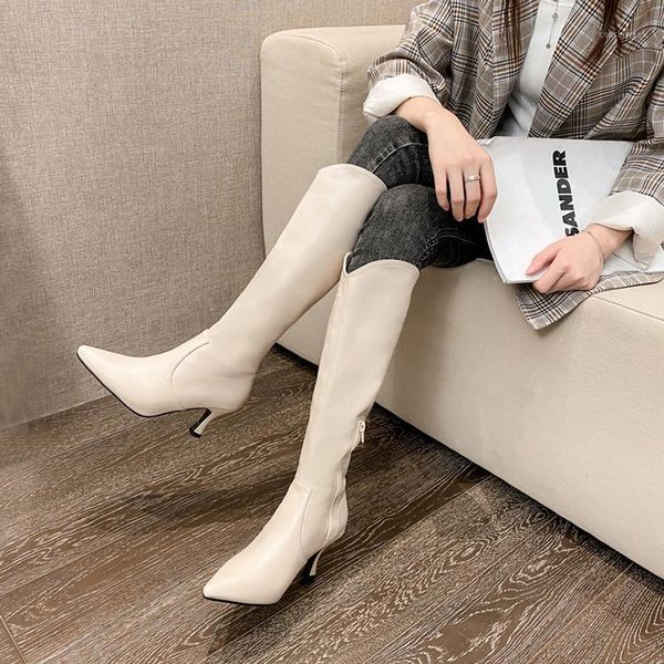 boots 7cm low heels long classic pointed toe high women winter black knee white shoes botte femme1
boots 7cm low heels long classic pointed toe high women winter black knee white shoes botte femme1
