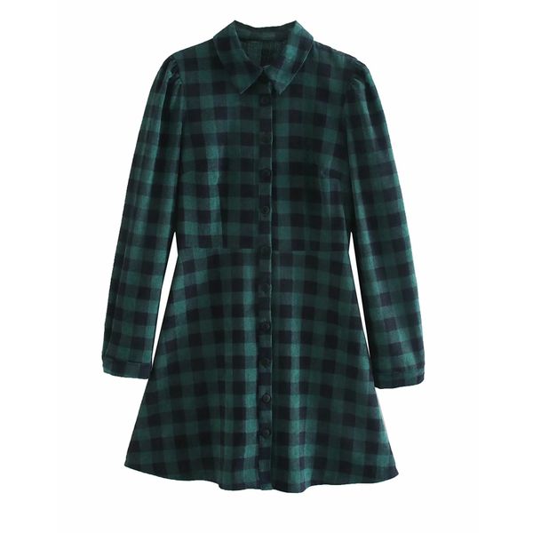 2021 new corduroy green plaid shirt women winter a line long sleeve dresses woman vintage simple casual ladies dress ror3, Black;gray
2021 new corduroy green plaid shirt women winter a line long sleeve dresses woman vintage simple casual ladies dress ror3, Black;gray